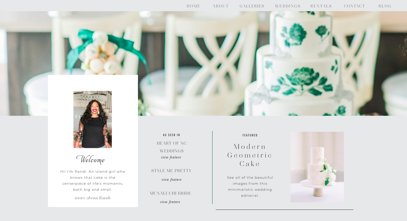 Sugar Euphoria wedding cake website 1