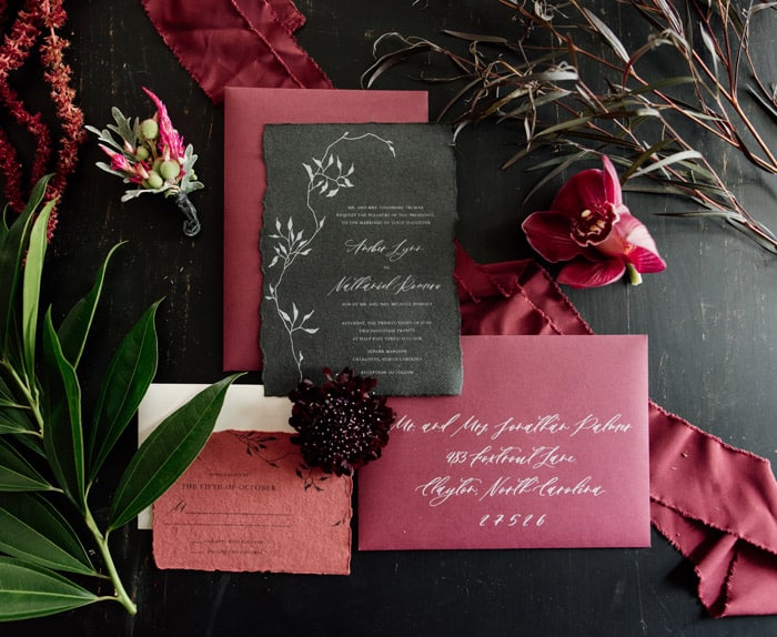 Invitation suite in Hillsborough